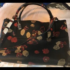 Coach leather , large satchel , never used